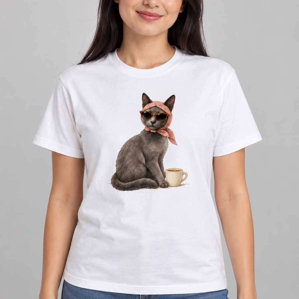 Camiseta Classic Café, Classe & Zero Paciência | Outline